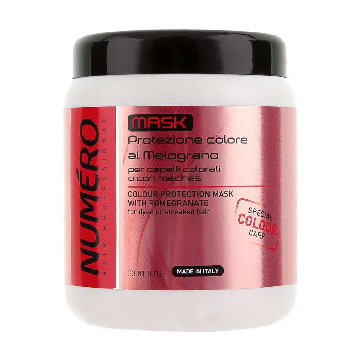 Маска Brelil Professional Numero Colour Protection Mask для захисту кольору волосся, з екстрактом граната, 1 л